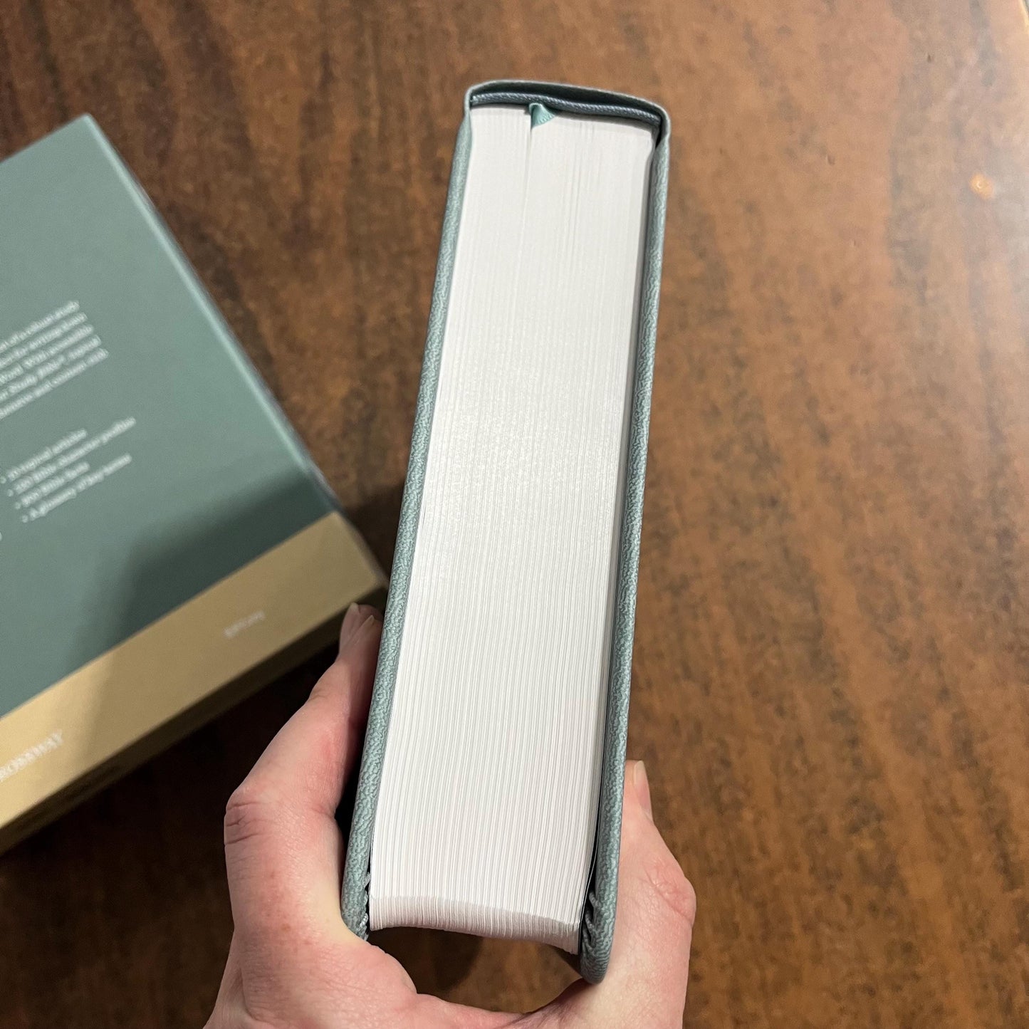 Personalized ESV Journaling Study Bible - Paris Sky Trutone over Board, Custom Imprinted with a name 9798874902568