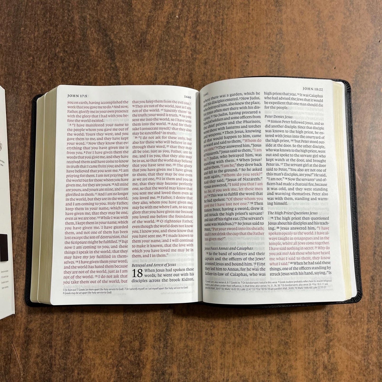 Personalized ESV Giant Print Bible - Black Genuine Leather - Custom Imprinted with a name engraved - 9798874906344