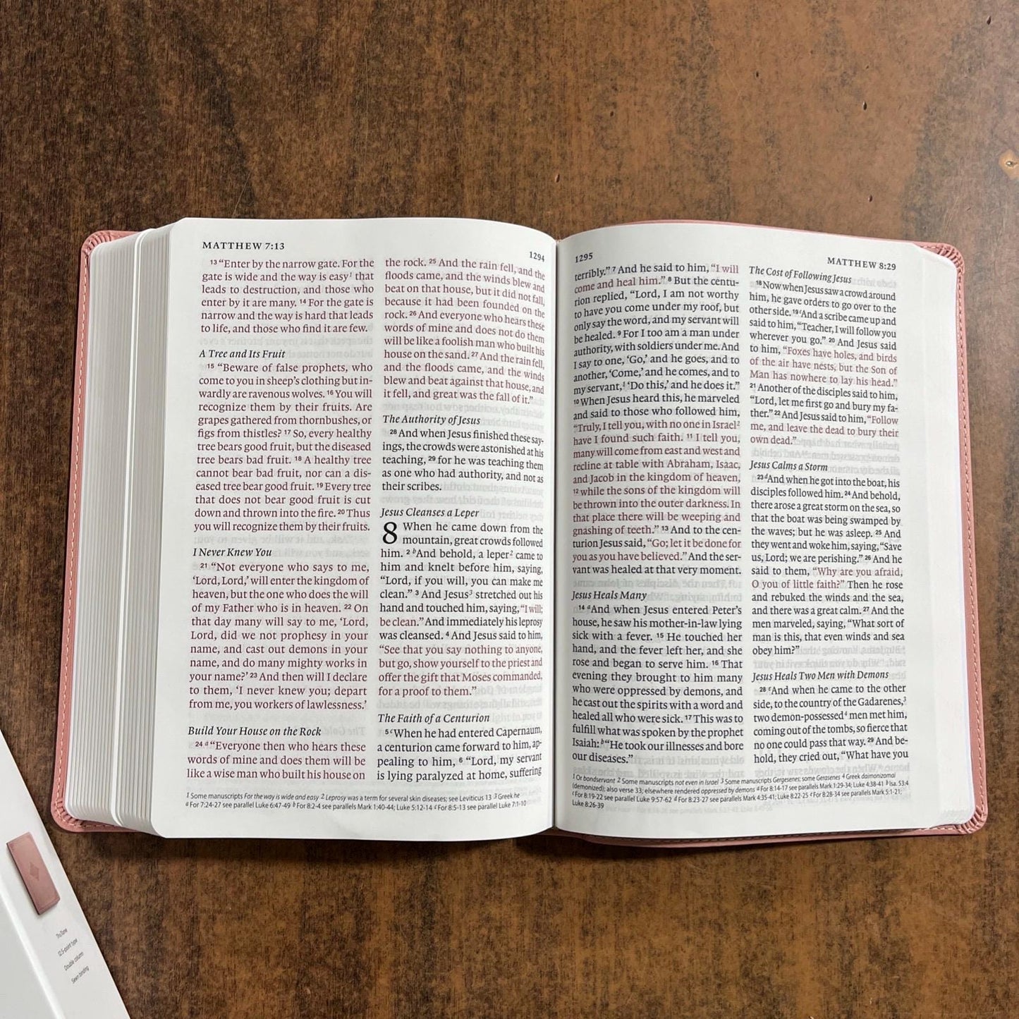 Personalized ESV Giant Print Bible - Blush Rose Trutone - Custom Imprinted with a name engraved - 9798874906320
