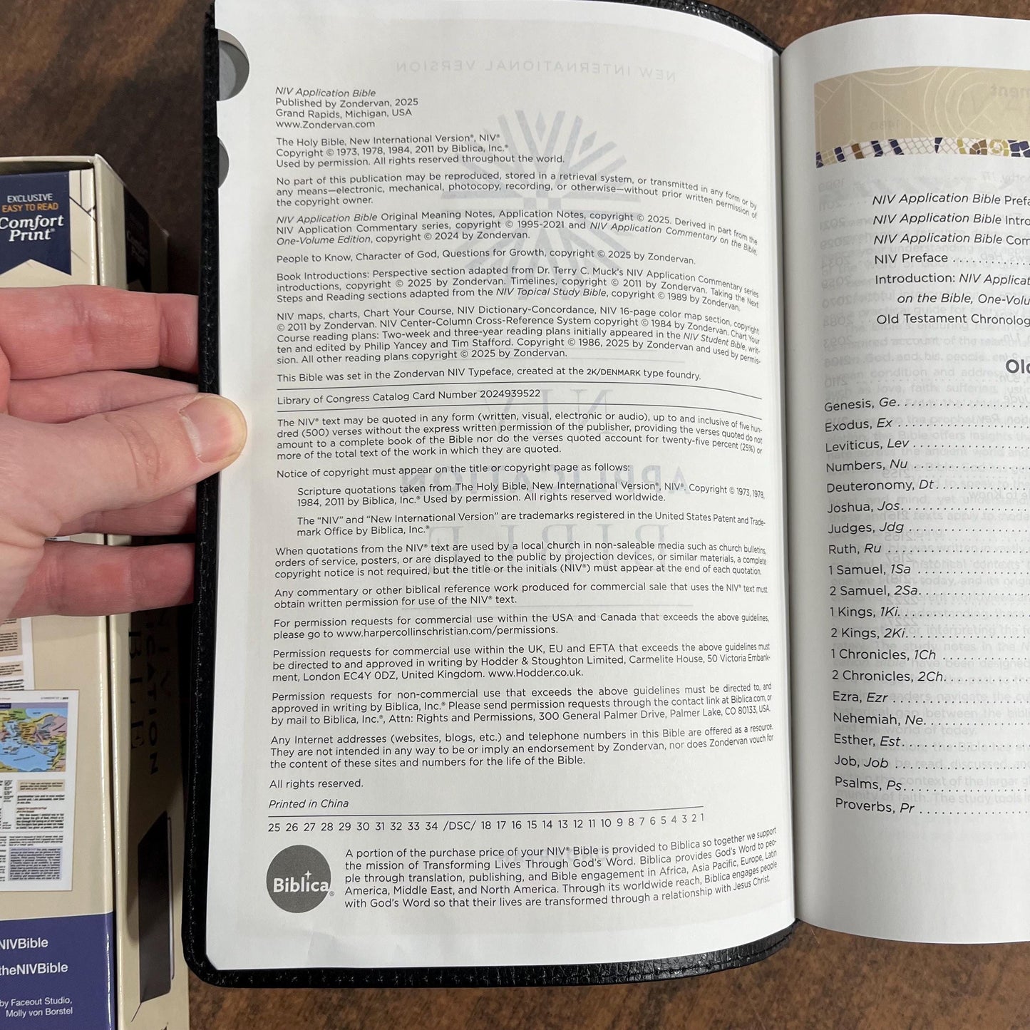 Personalized NIV Life Application Study Bible Thumb Indexed Tabs - Black European Bonded Leather- Custom Imprinted with name 9780310465133