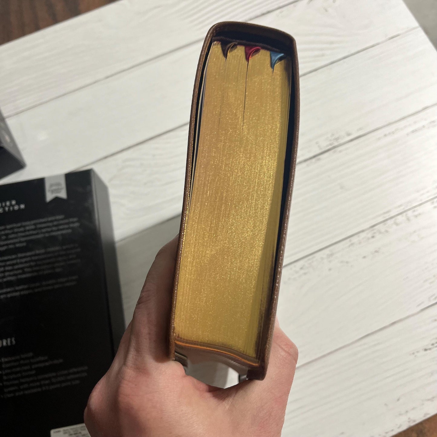 Personalized NASB MacArthur Study Bible, Brown Premium Genuine Goatskin Leather, Premier Collection, ISBN 9780785230892 NASB 1995