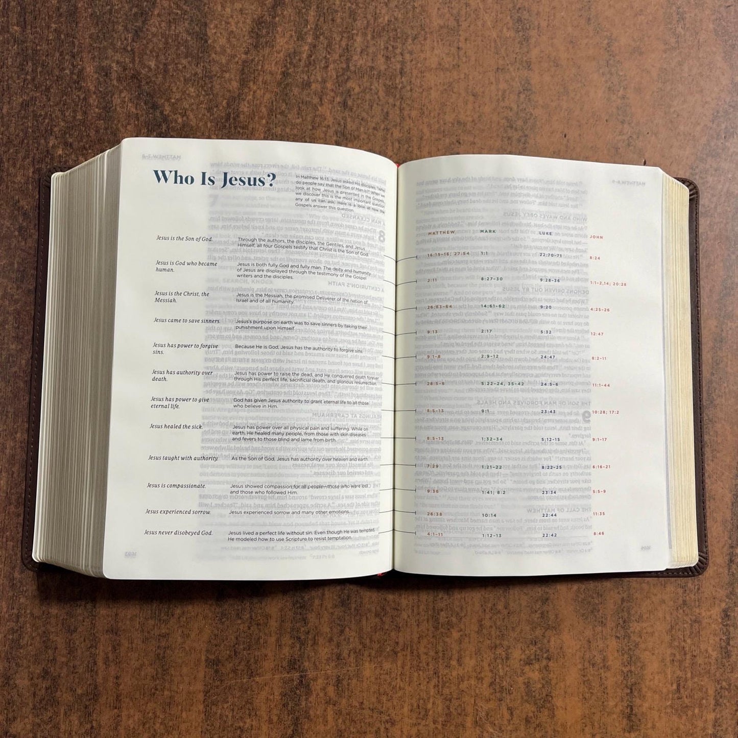 Personalized CSB He Reads Truth Devotional Bible - Brown Genuine Leather - Custom Imprinted with name engraved 9781535935081