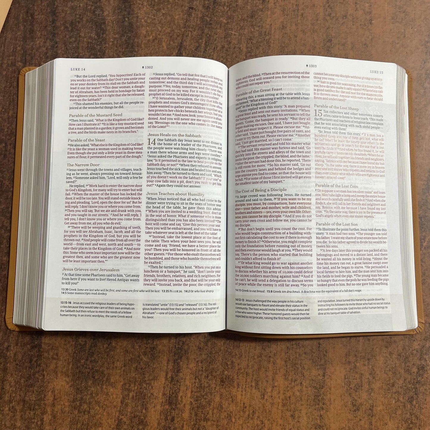 Personalized NLT Every Womans Bible - Camel Brown Genuine Leather - Custom Imprinted, name, Devotional Study, 9798400503085