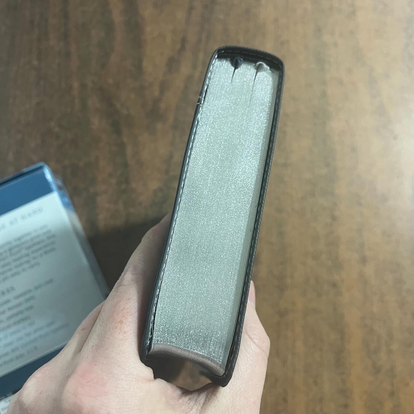 Personalized NIV Large Print Personal Size Bible with Thumb Indexed Tabs- Black LeatherSoft - Custom Imprinted with name 9780310458807