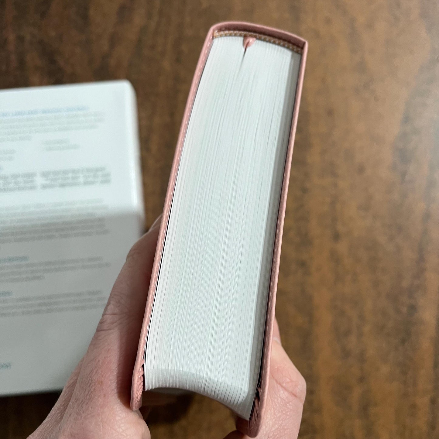 Personalized ESV Large Print Personal Size Bible - Blush Rose (Pink) TruTone - Custom Imprinted with name on cover, ISBN 9798874900205