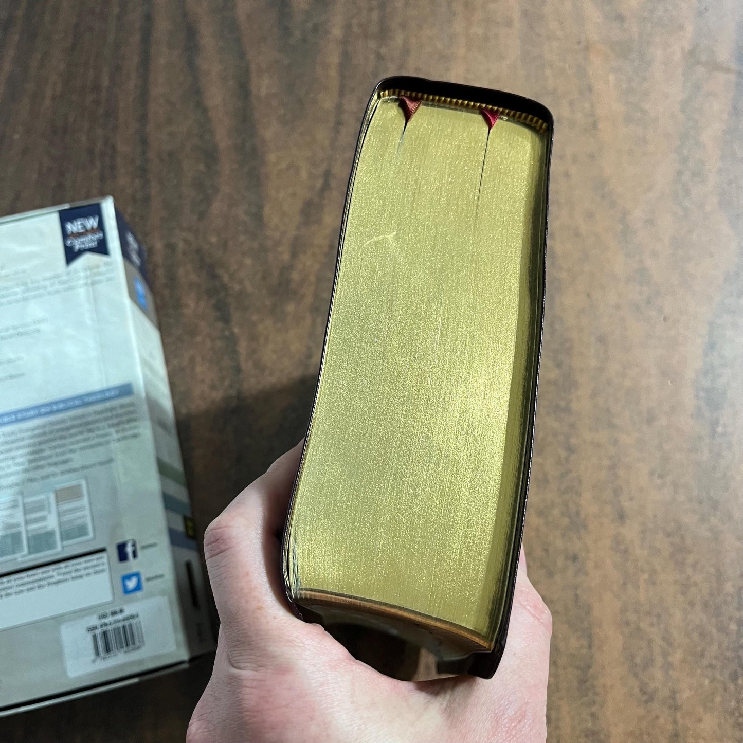 Personalized NIV Biblical Theology Study Bible Thumb Indexed - Burgundy Bonded Leather - Custom Imprinted with a name, ISBN 9780310450566