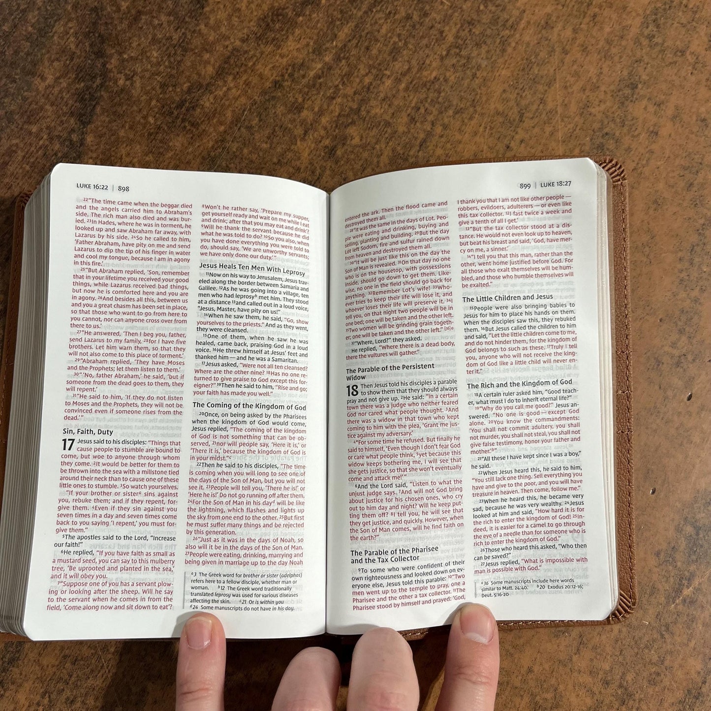 Personalized NIV Compact Thinline Bible - Brown LeatherSoft, Custom Imprinted with a name, 20spaces ISBN 9780310463375