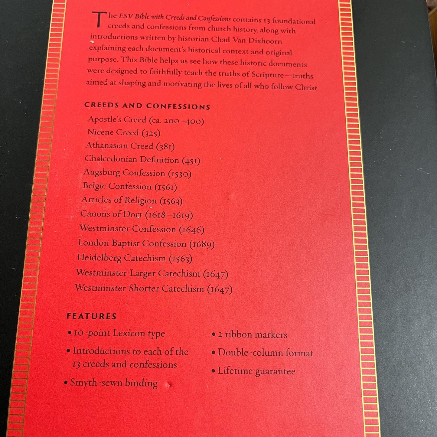 Personalized ESV Bible with Creeds and Confessions - Brown Trutone ** Custom Imprinted