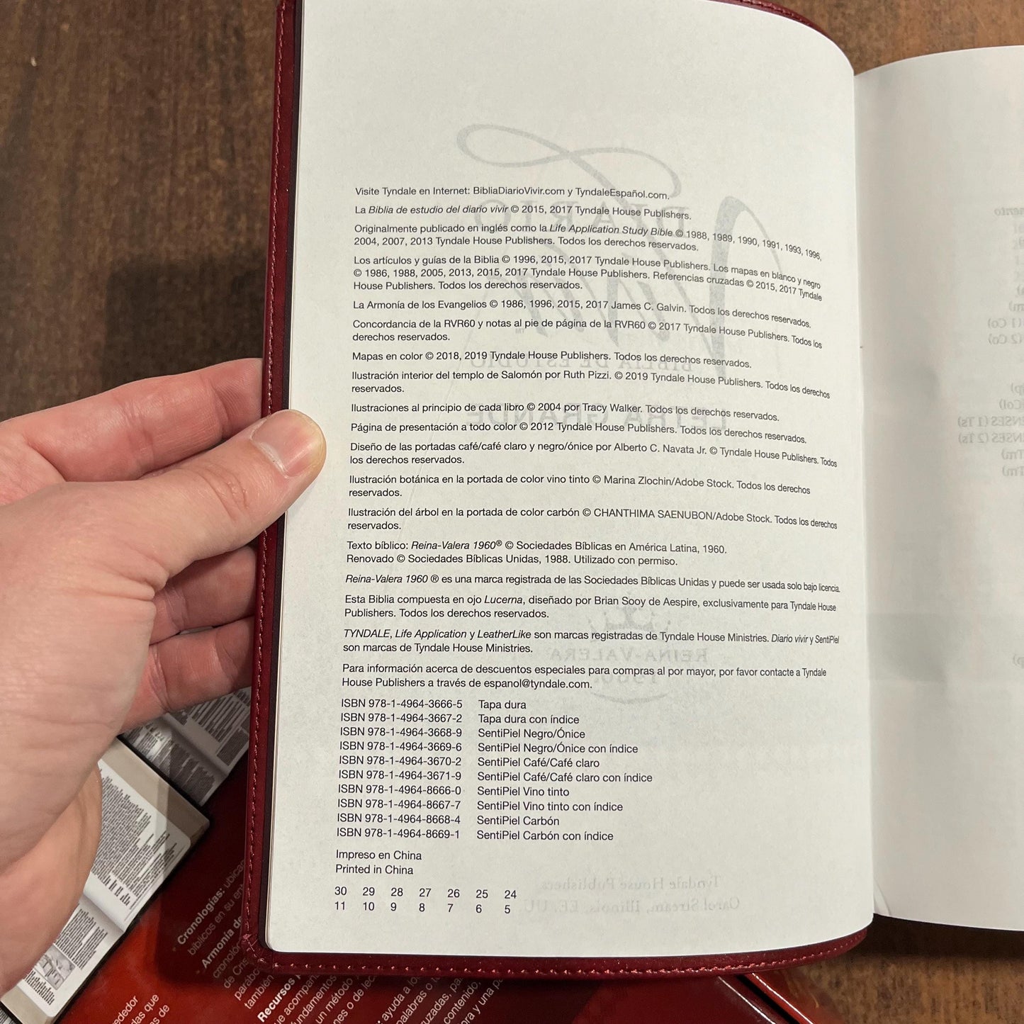 Personalized RVR1960 Spanish Life Application Study Bible Large Print Thumb Indexed, Diario Vivir Bibleia De Estudio 9781496486677