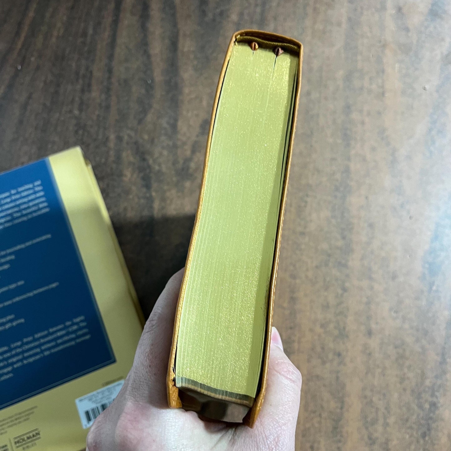 Personalized CSB NoteTaking Bible Large Print - Camel Brown LeatherTouch Custom Imprinted with name - 9781087785516
