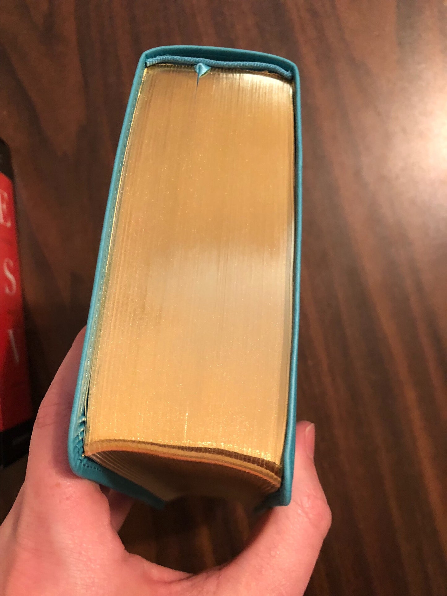 Personalized ESV Study Bible Personal Size - Turquoise Trutone Custom Imprinted with a name, ISBN 9781433560781