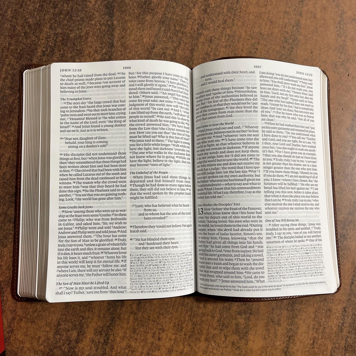 Personalized ESV Bible with Creeds and Confessions - Brown Trutone ** Custom Imprinted
