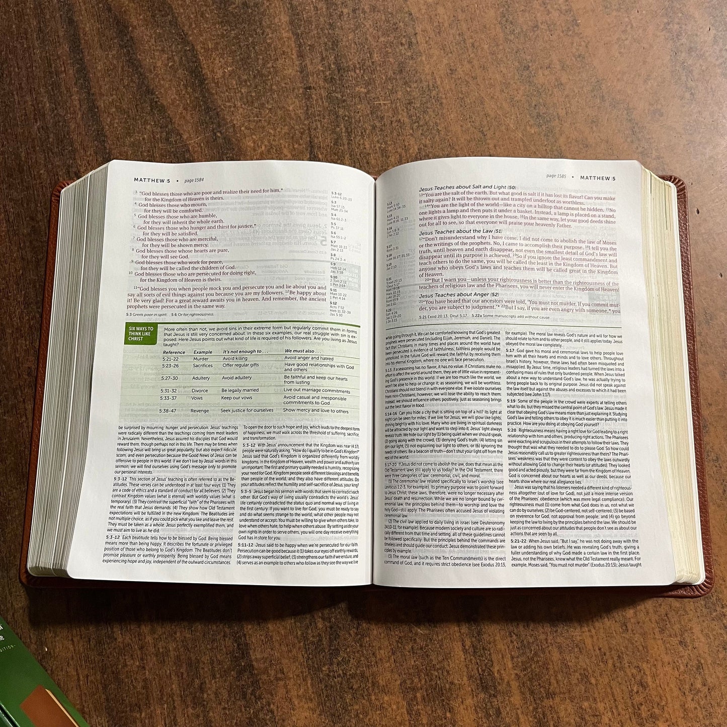 Personalized NLT Life Application Study Bible - Brown Genuine Leather - Custom Imprinted with a name, New Living Translation 9781496479020