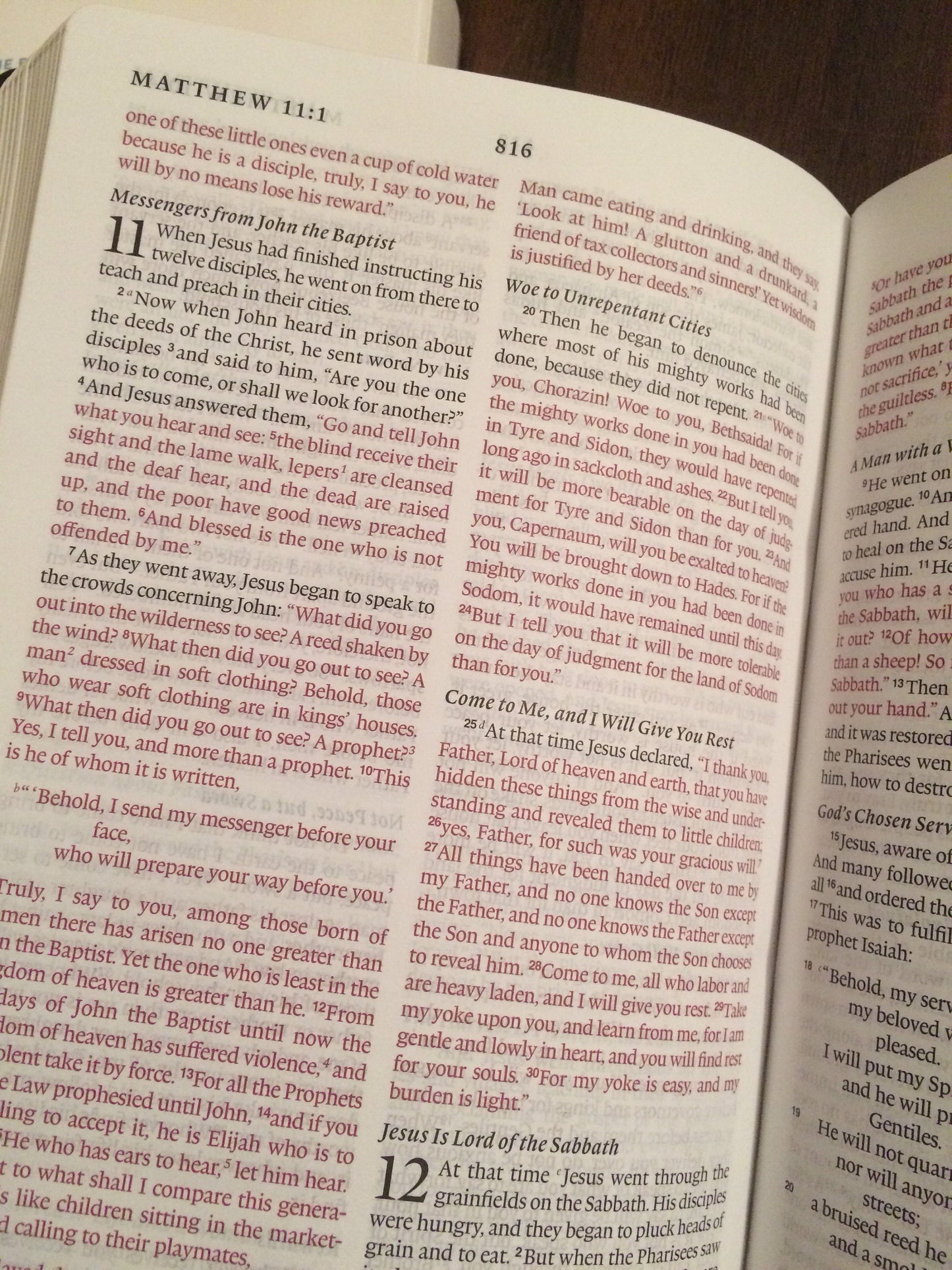 Personalized ESV Thinline Bible - Black Bonded Leather ** Custom Imprinted with name 9781581343731