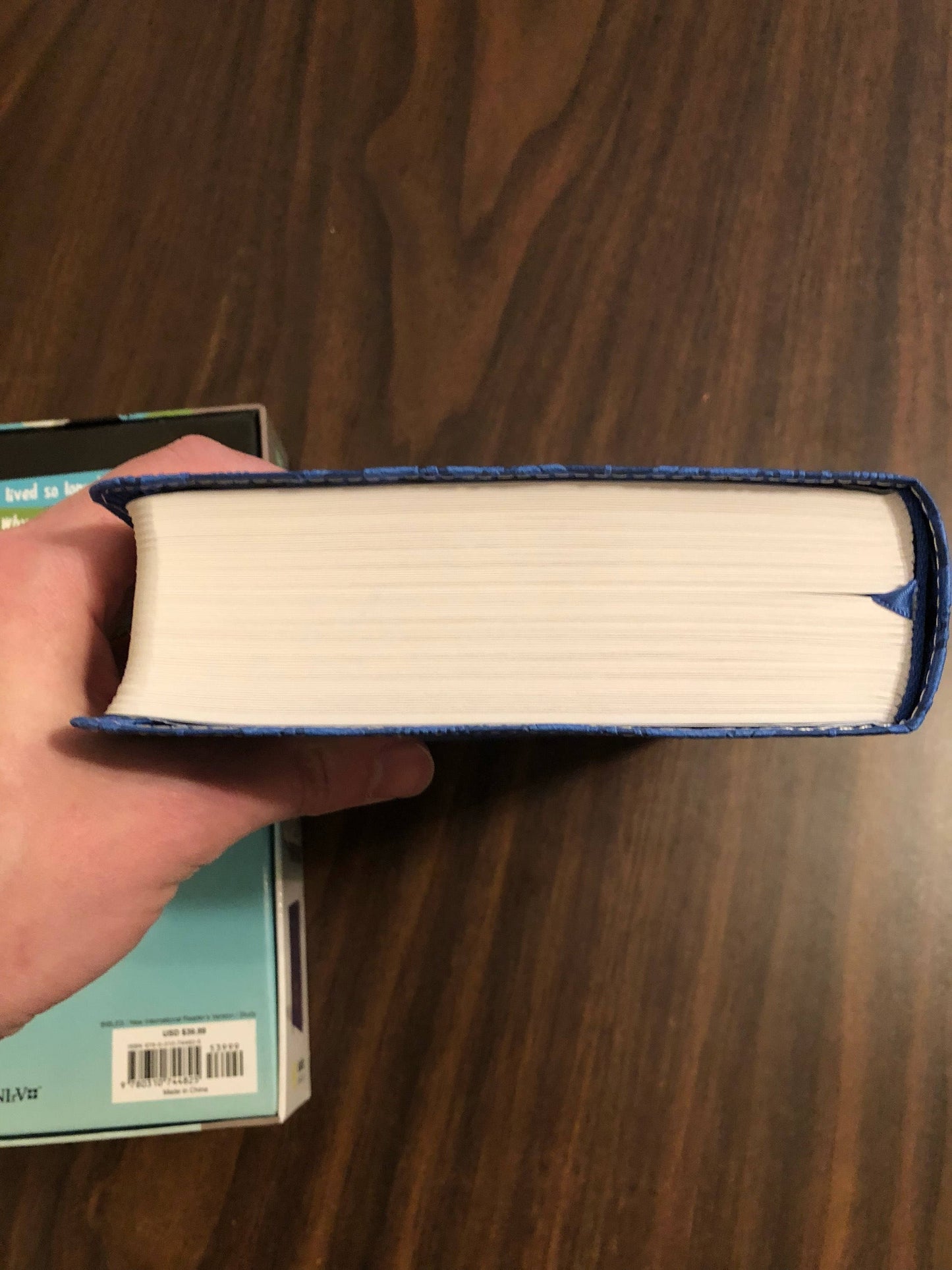 PERSONALIZED NIRV Kids Quest Study Bible - Blue Duo Tone ** Custom Imprinted