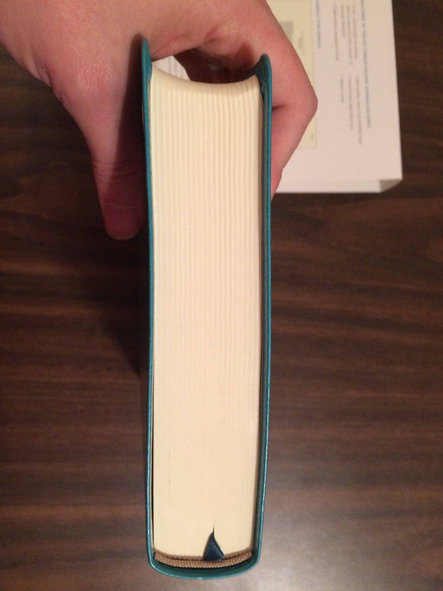 Personalized ESV Single Column Journaling Bible - Teal Cross Trutone Cover Custom Imprinted with a name, 9781433555831