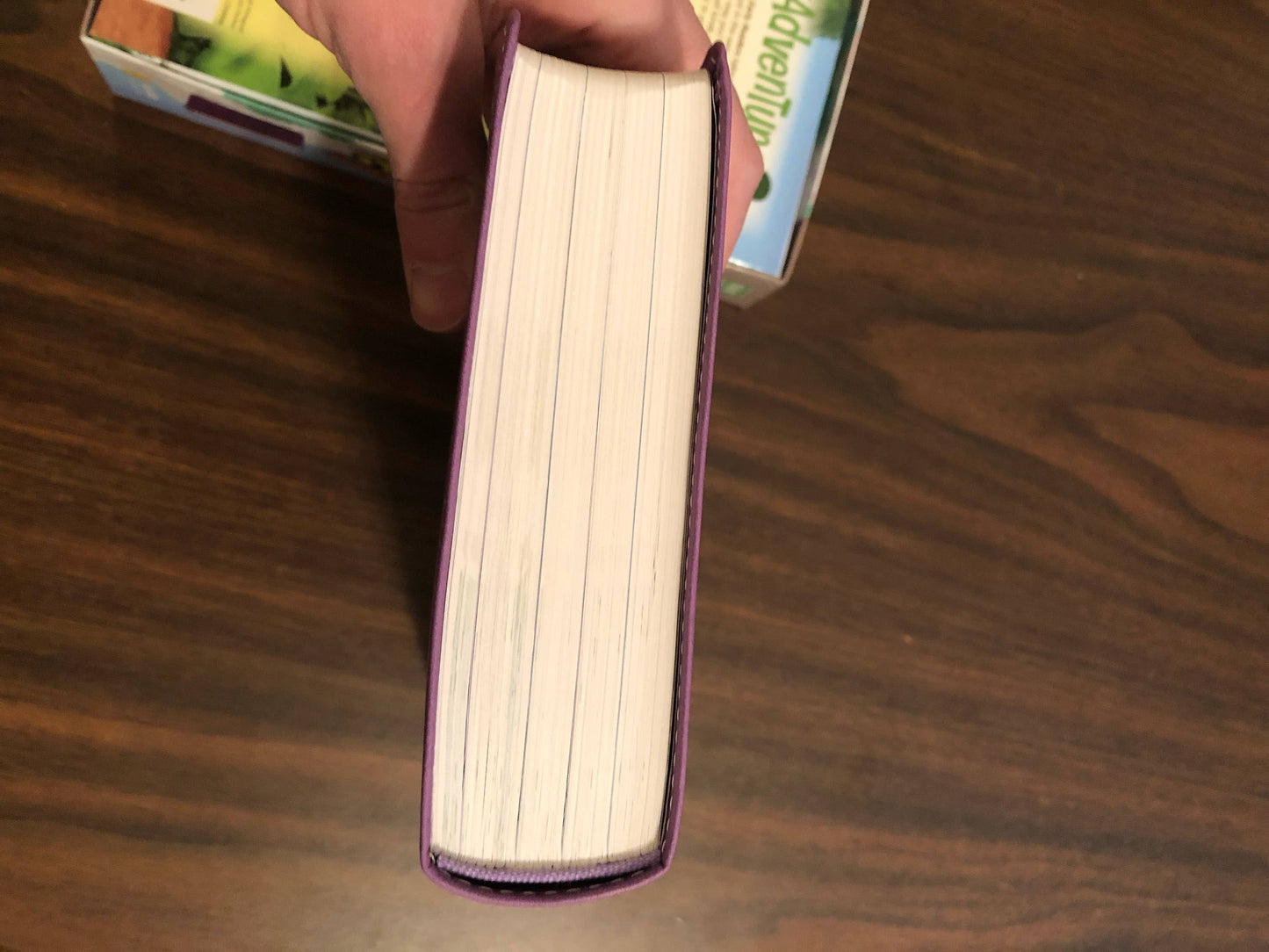 Personalized NIRV Adventure Bible For Early Readers - Purple Duotone - Custom Imprinted with a name - Ages 6-10, 9780310727446