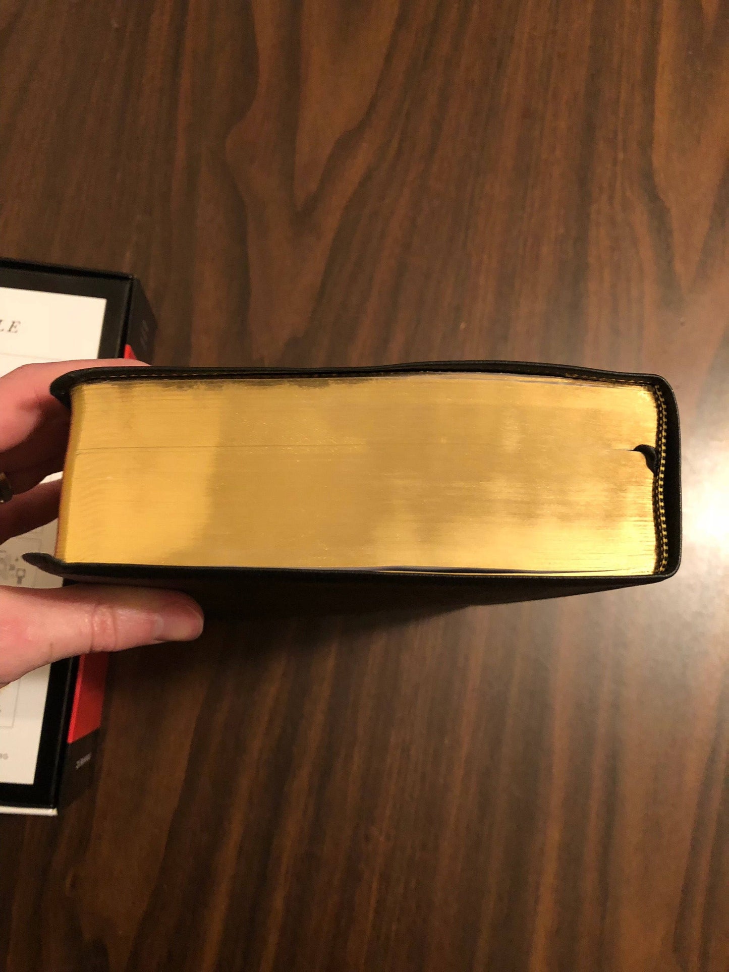 Personalized ESV Study Bible - Black Genuine Leather Custom Imprinted with name, ISBN 9781433502446