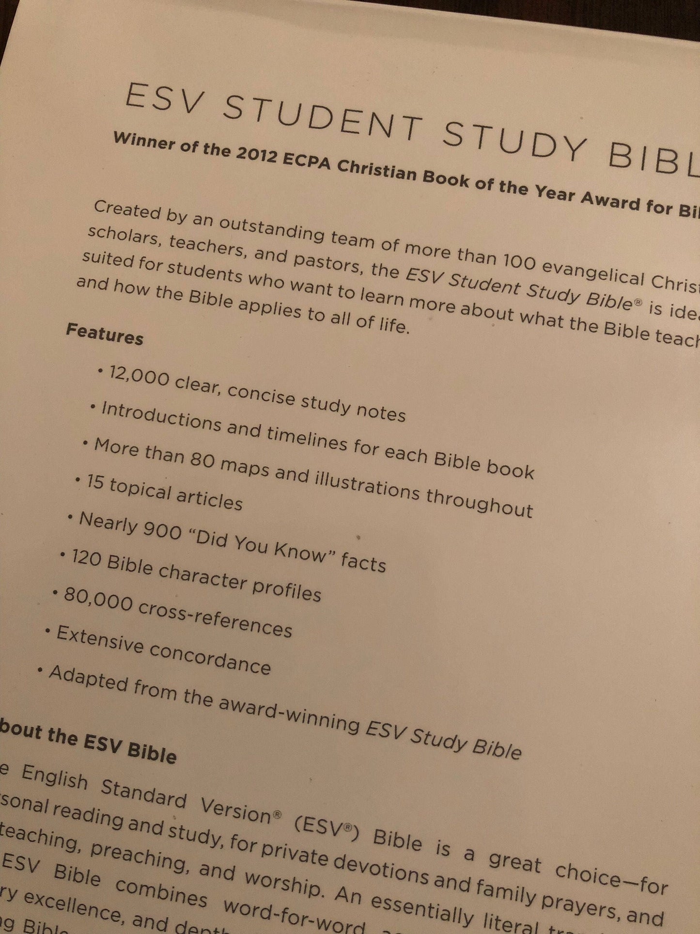 Personalized ESV Student Study Bible - Gray Trutone Custom Imprinted, ISBN 9781433552724