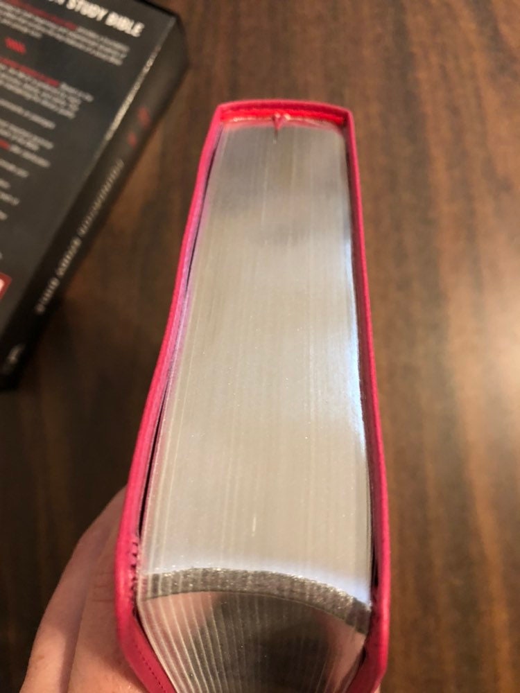 Personalized Study Bible, NKJV Foundation Study Bible - Coral Leathersoft - Custom Imprinted with name engraved