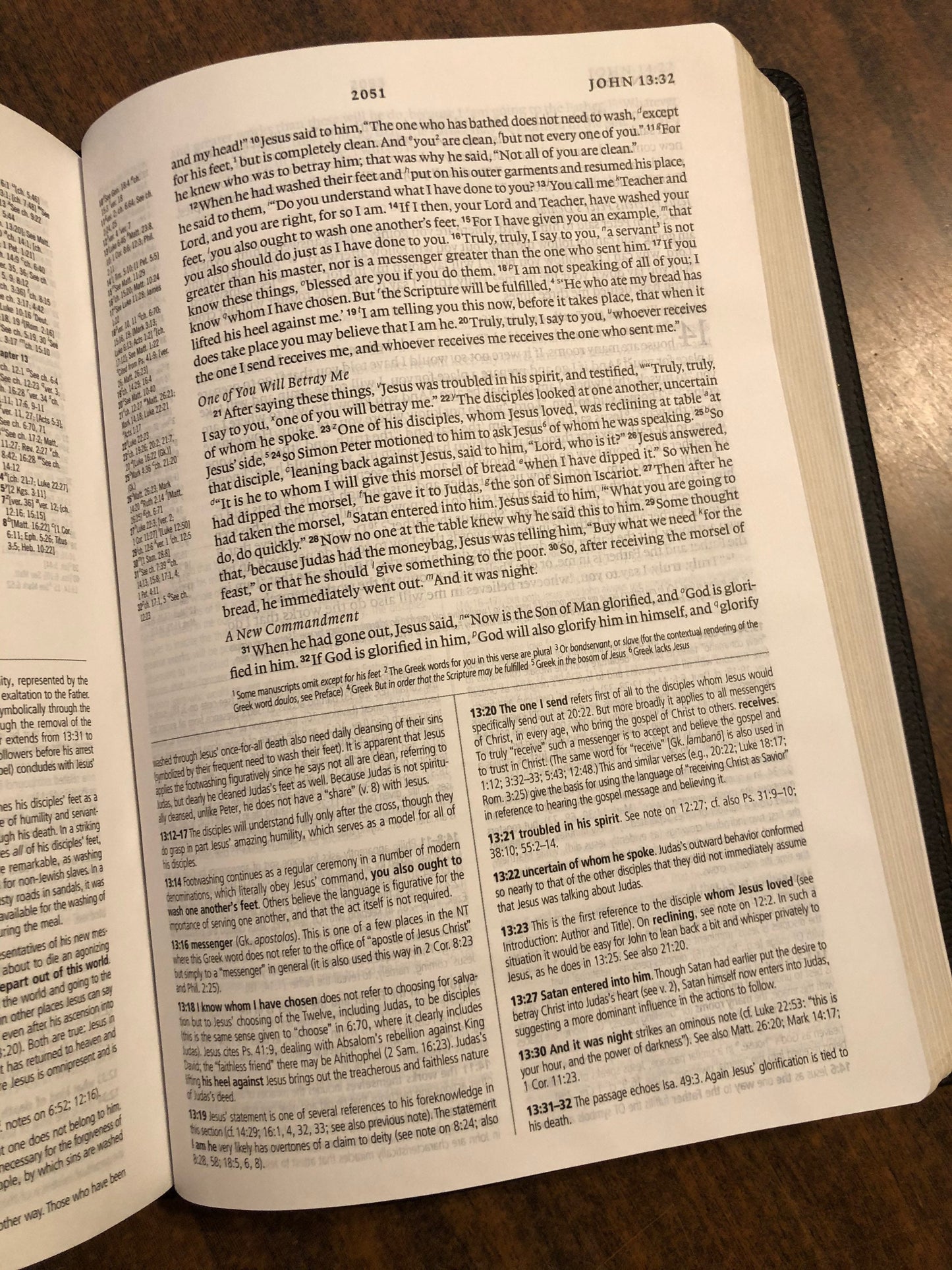 Personalized ESV Study Bible - Deep Brown Genuine Buffalo Leather - Custom Imprinted with a name 9781433575921
