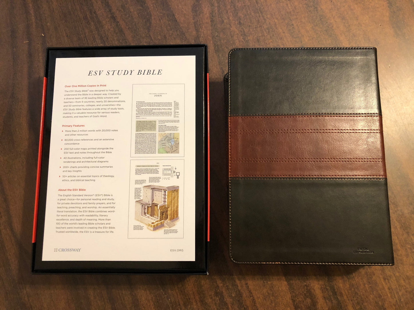 Personalized ESV Study Bible - Forest / Tan Trail Trutone Custom Imprinted, ISBN 9781433503931