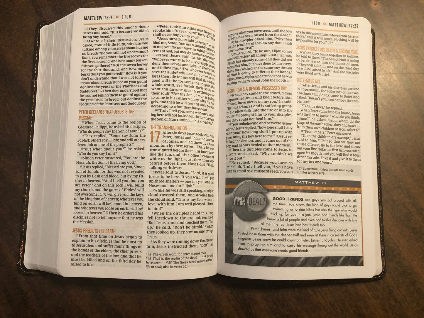 Personalized NIV Boys Bible - Brown Camo LeatherSoft - Custom Imprinted with a name - 9780310455097, Ages 8-12