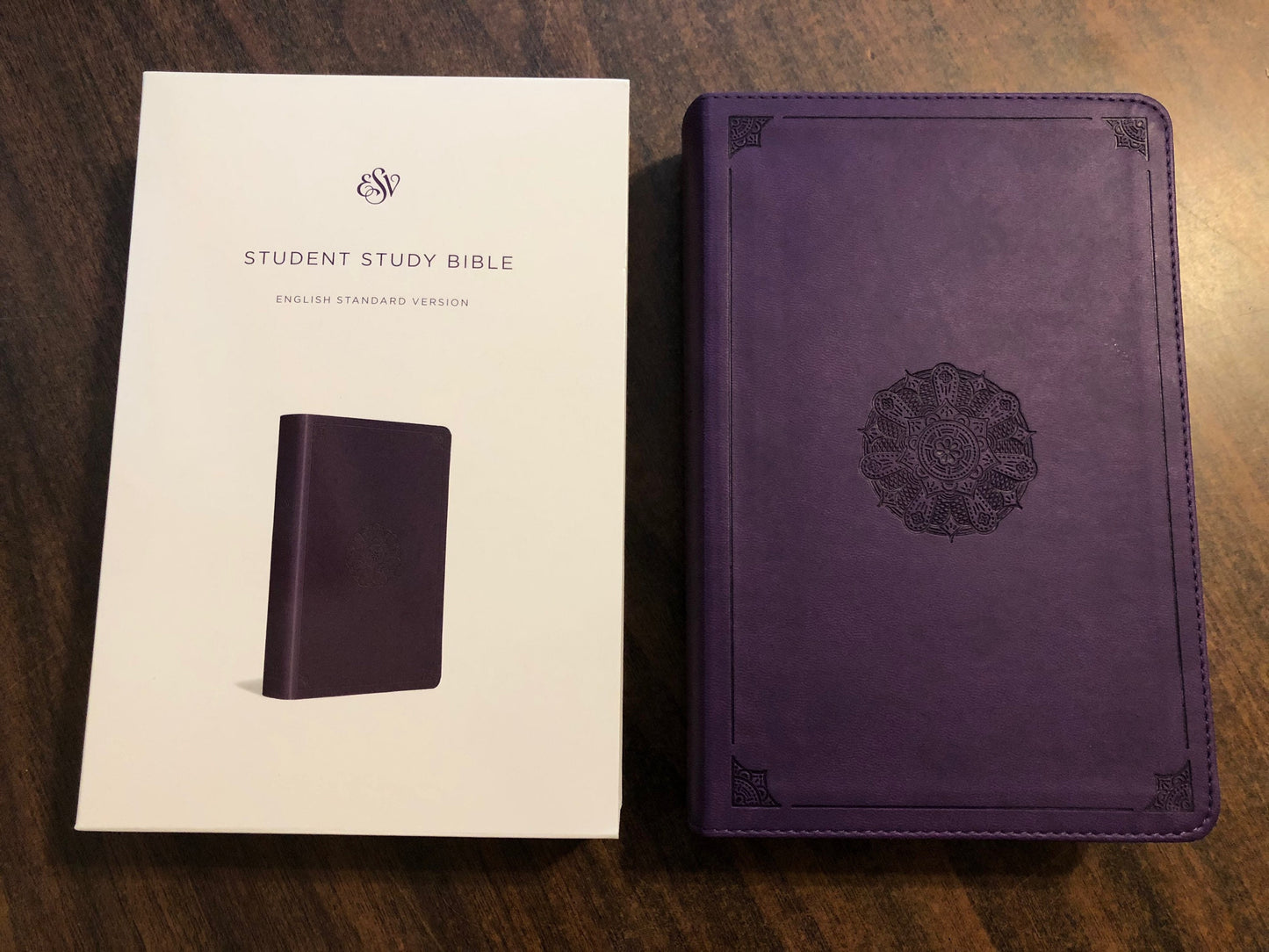 Personalized ESV Student Study Bible - Lavender Trutone Custom Imprinted with a name, ISBN 9781433564505