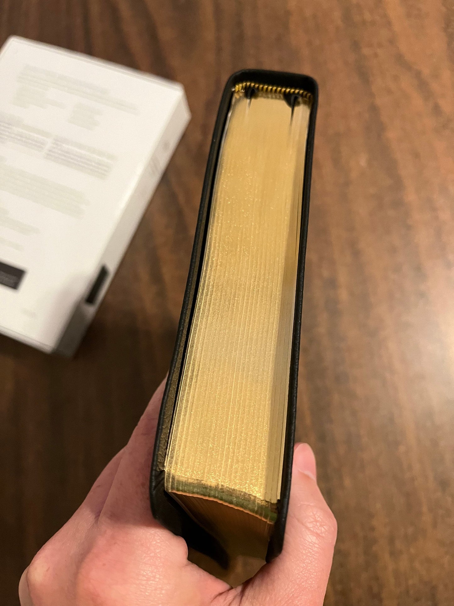 Personalized ESV Verse by Verse Reference Bible - Black Top Grain Genuine Leather - Custom Imprinted with name engraved - 9781433545689