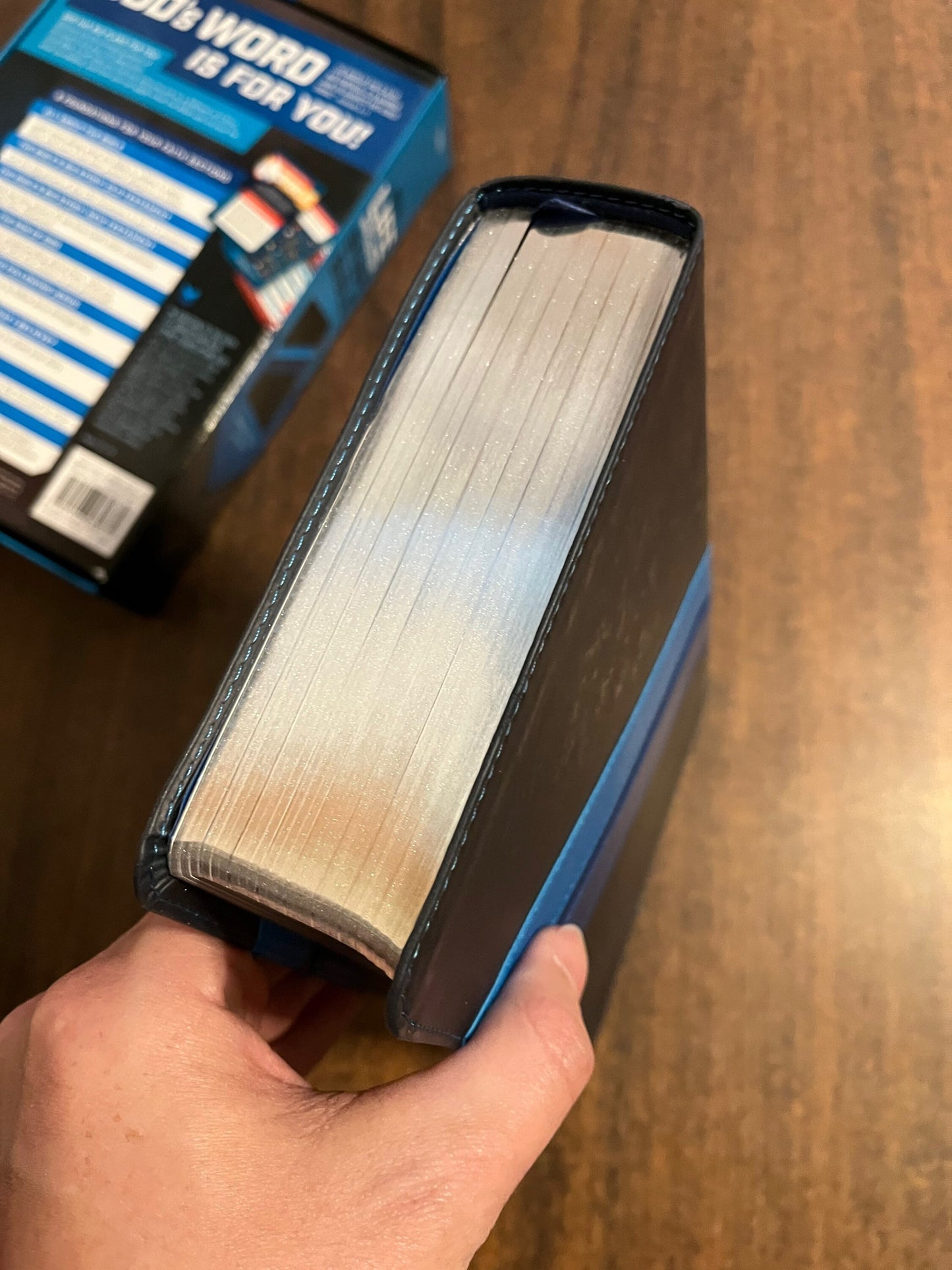 Personalized NLT Boys Life Application Study Bible - Midnight Blue LeatherLike, Custom Imprinted, Ages 11+ 9781496430779