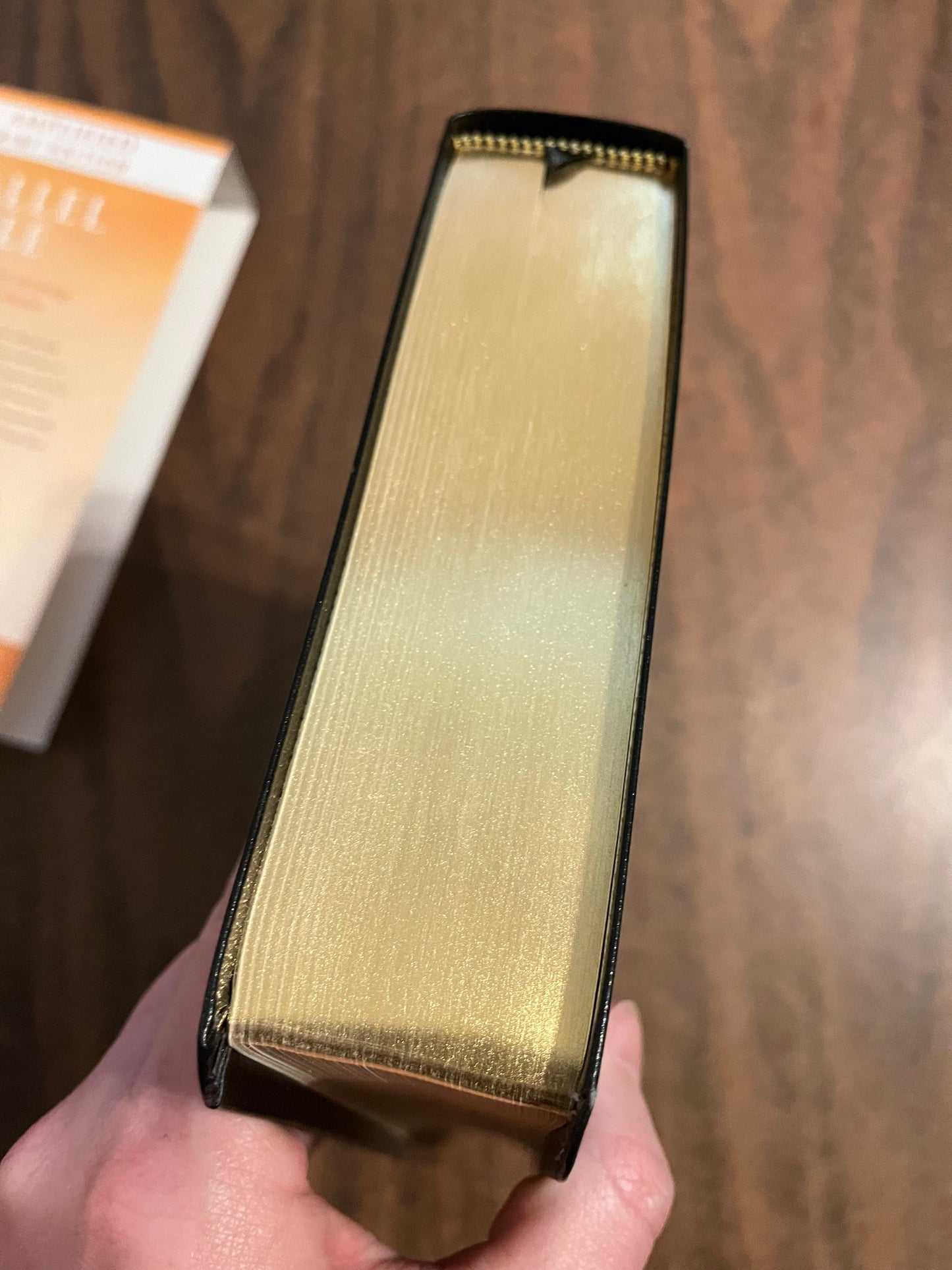 Personalized NKJV / Amplified 1987 Classic, Parallel Bible Large Print - Black Bonded Leather ** Custom Imprinted with name, AMPC Bible