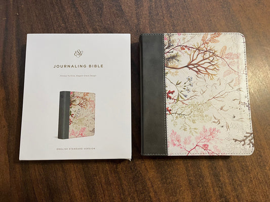 Personalized ESV Journaling Bible - Elegrant Grace (Printed Floral) TruTone - Custom Imprinted with name 9781433565410