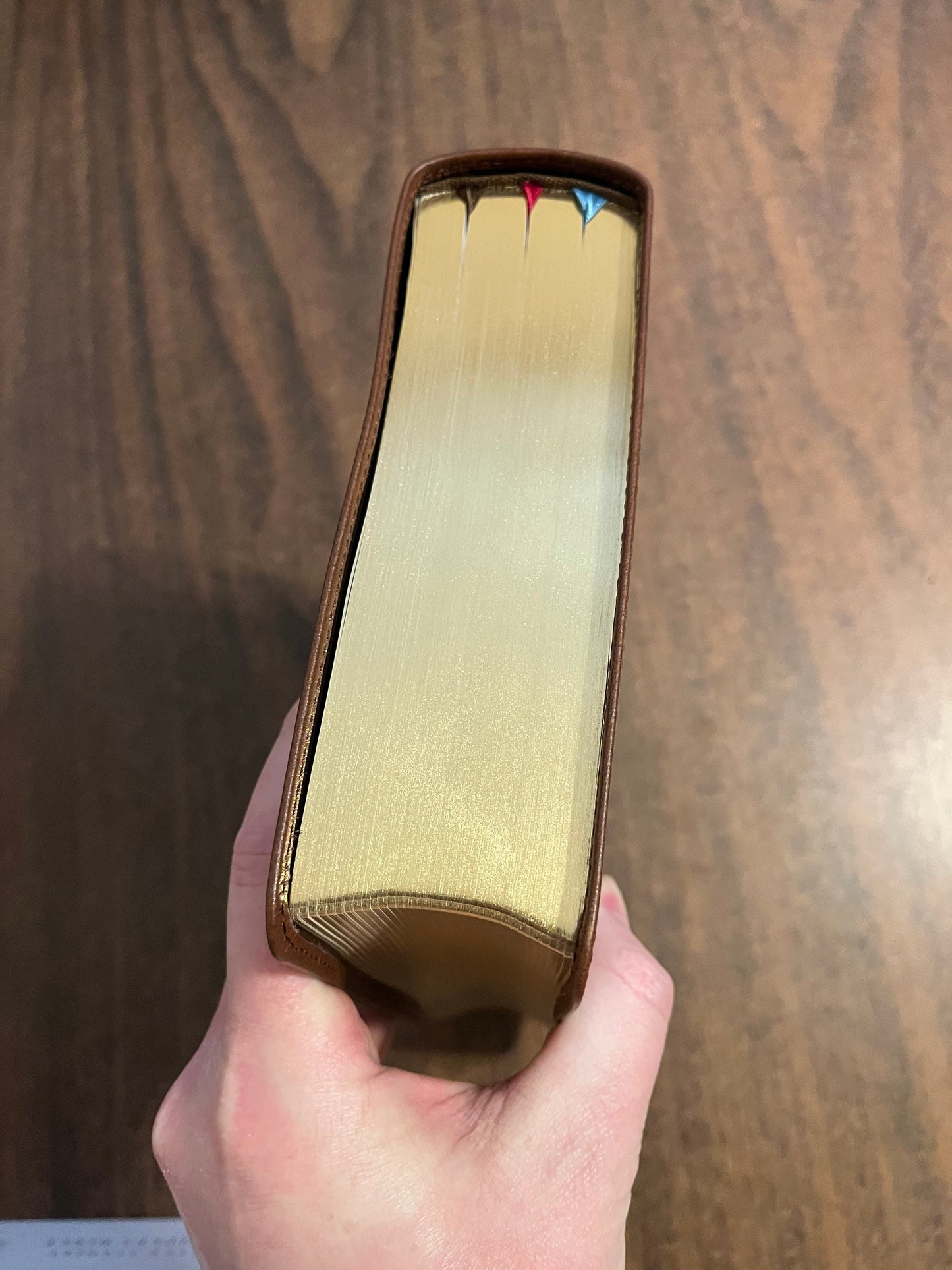 Personalized NKJV Charles Stanley Life Principles Study Bible - Brown Genuine Leather, Custom Imprinted