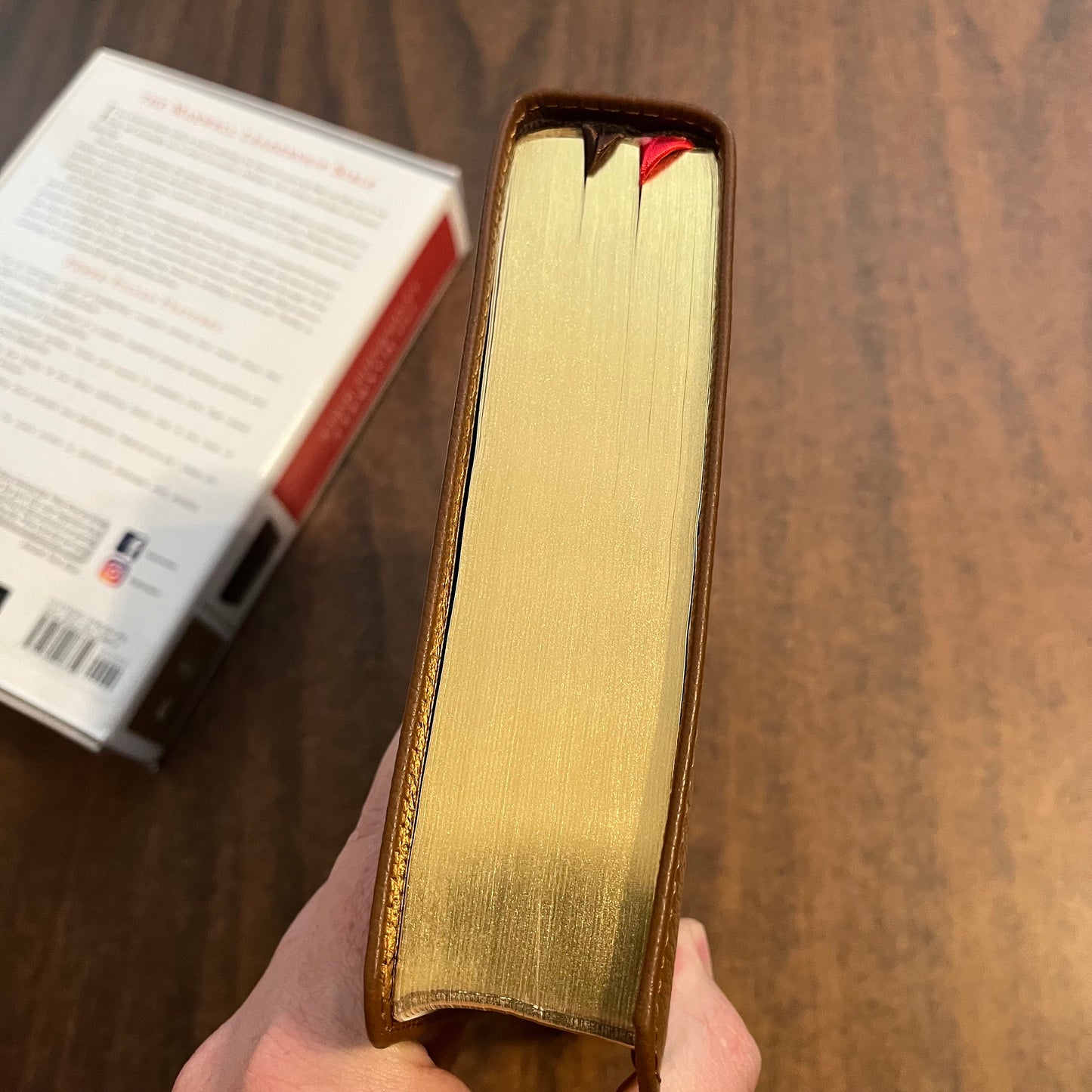 Personalized NKJV Maxwell Leadership Study Bible - Brown Genuine Leather - Custom Imprinted with name 9780785218654