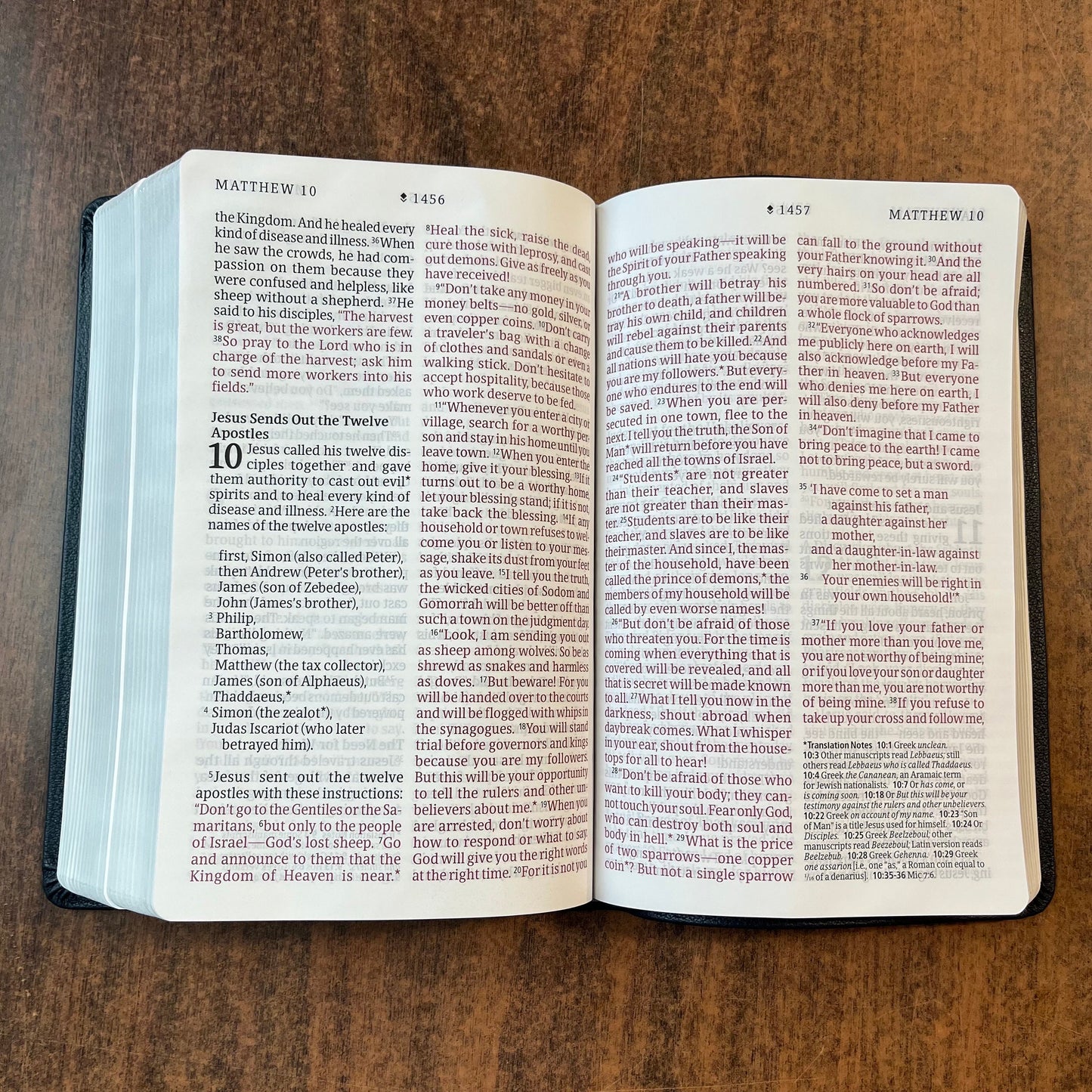 Personalized NLT Personal Size Giant Print Bible - Navy Blue Genuine Leather - Custom Imprinted with name engraved, 9781496474247