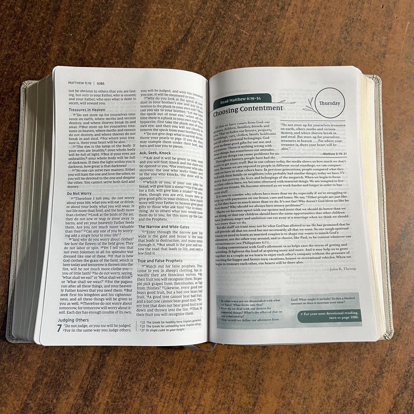 Personalized NIV Couples Devotional Bible - Stone LeatherSoft - Custom Imprinted, name engraved bible ISBN 9780310464044, (Marriage Bible)