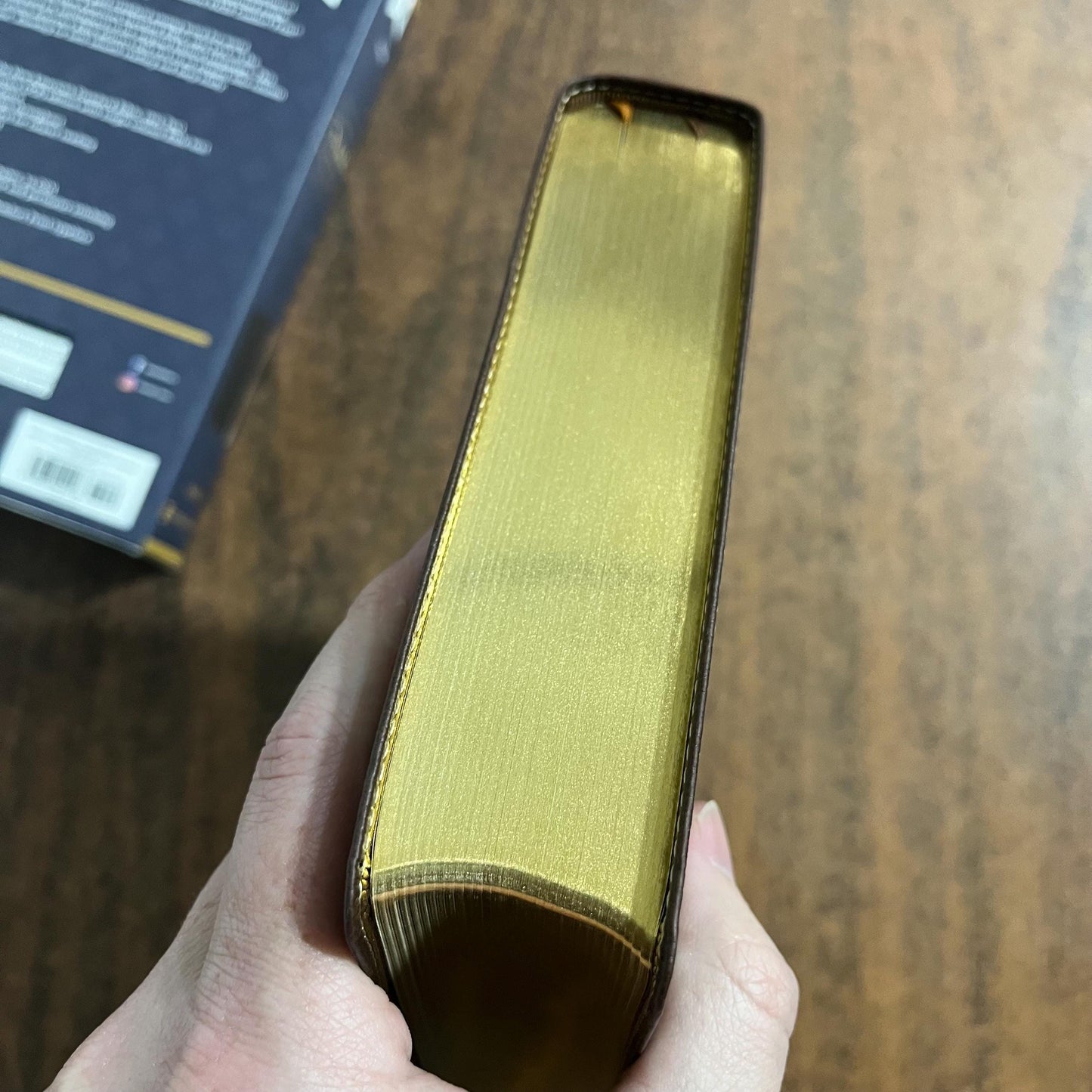 Personalized NASB Single Column Reference Bible - Brown LeatherSoft - Custom Imprinted with a name, 1995 NASB Text, 9780310451167