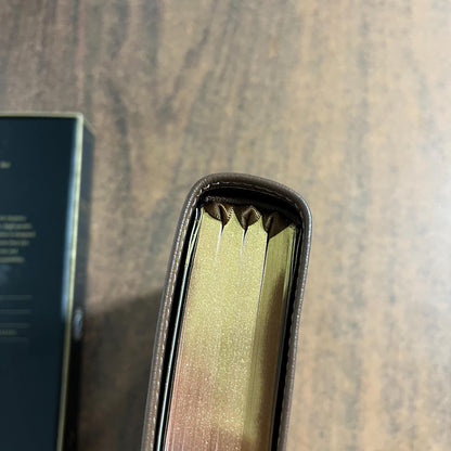 Personalized NLT Tyndale Select Large Print Thinline Reference Bible Thumb Indexed - Brown Goatskin Genuine Leather - Custom, 9798400506574