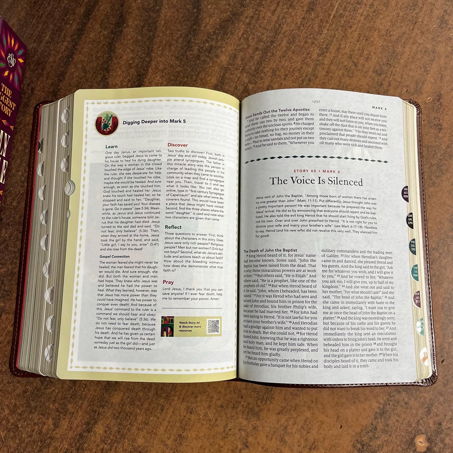 Personalized ESV Kids Bible Thumb Indexed - Brown Trutone - Custom Imprinted with name - Biggest Story Holy Bible for Kids 9798874902483