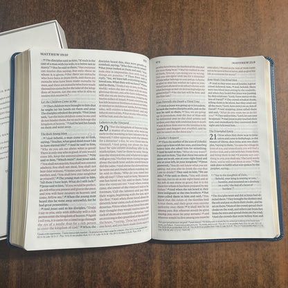 Personalized ESV Giant Print Thinline Bible - Deep Teal TruTone - Custom Imprinted with a name engraved - 9798874906306