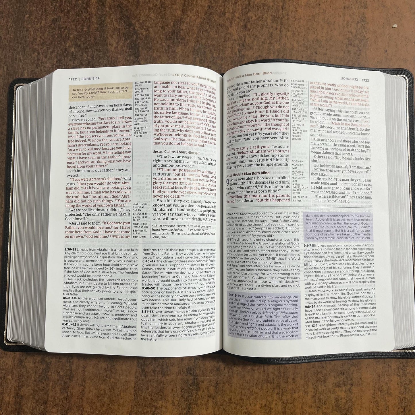 Personalized NIV Application Study Bible - Black Genuine Calfskin Leather -Custom Imprinted 9780310467748 (Update to Life Application Bible)