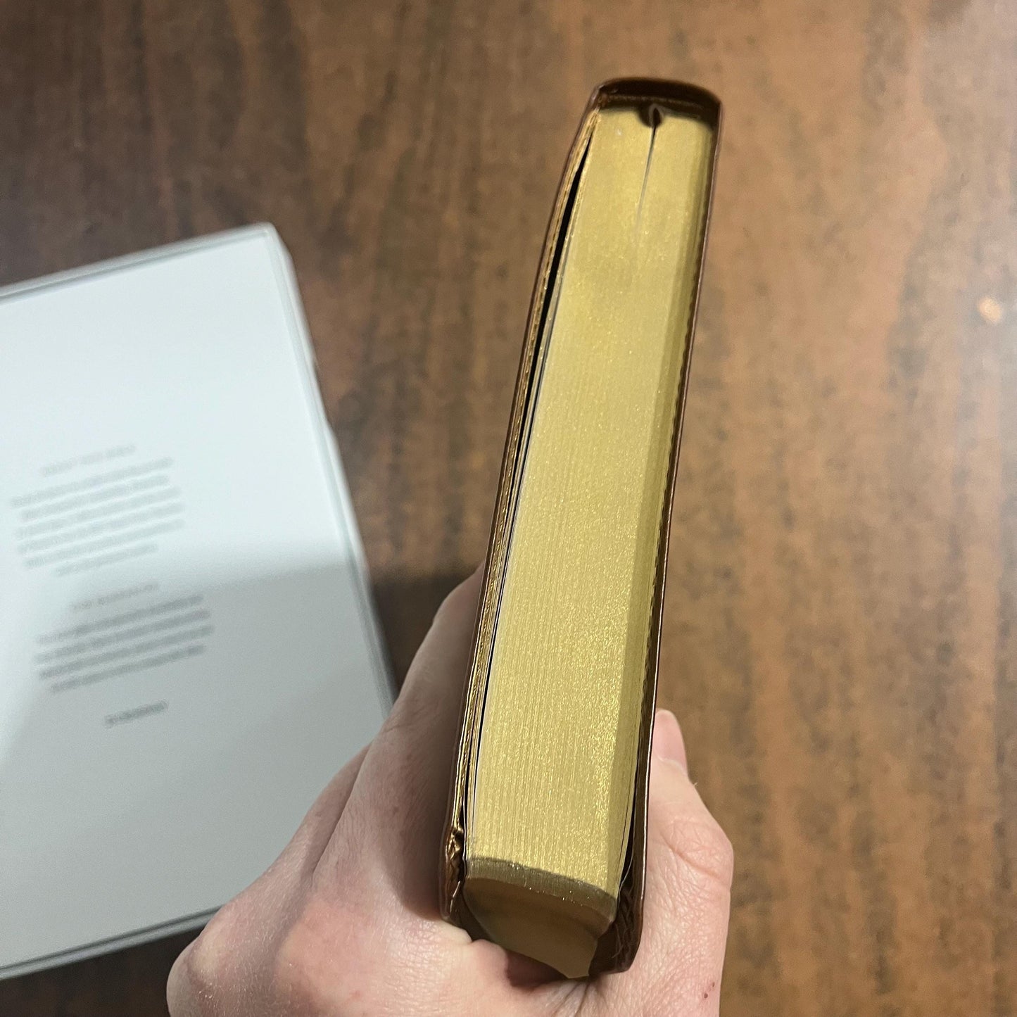 Personalized ESV Giant Print Thinline Bible - Deep Brown TruTone - Custom Imprinted with a name engraved - 9798874906290