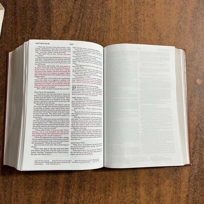 Personalized NKJV Interleaved Journaling Bible - Brown LeatherSoft over Hardcover Cover, Custom Imprinted with name 9780785296355