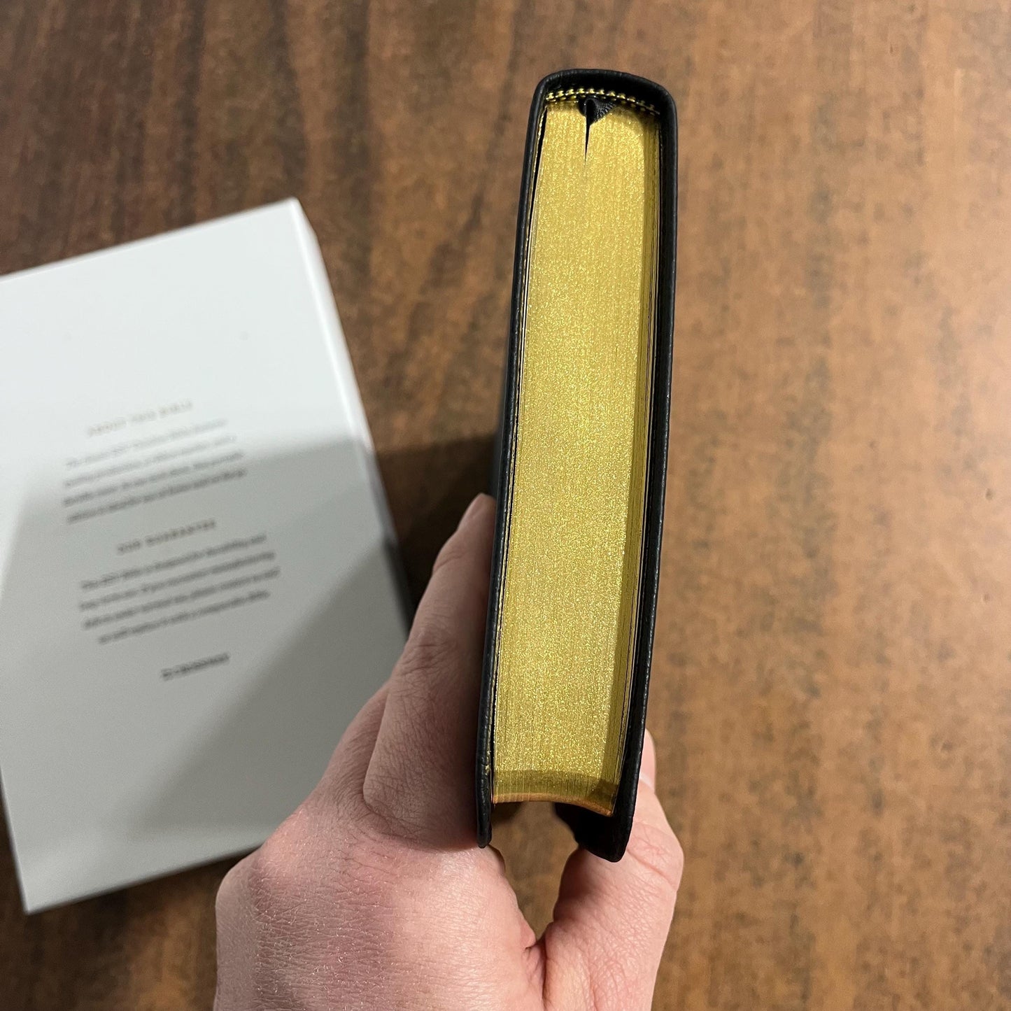 Personalized ESV Thinline Bible - Black Genuine Leather - Custom Imprinted with name, ISBN 9798874903589