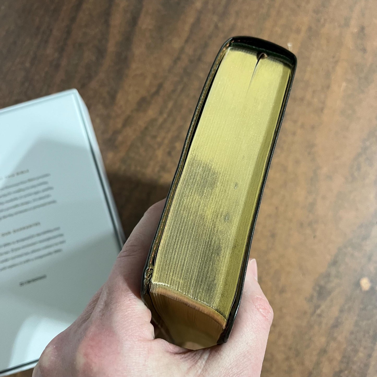 Personalized ESV Giant Print Personal Size Bible - Forest / Tan Trail TruTone - Custom Imprinted, ISBN 9798874906559