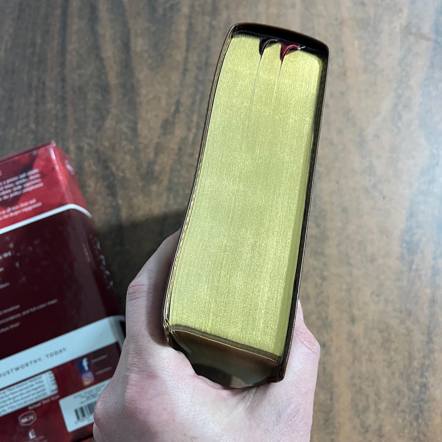 Personalized NKJV Study Bible - Mahogany Brown LeatherSoft, Cover Custom Imprinted with a name - 9780785220589