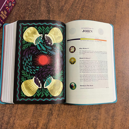 Personalized ESV Kids Bible - Teal Trutone - Custom Imprinted with name - Biggest Story Study Bible for Kids 9798874902520