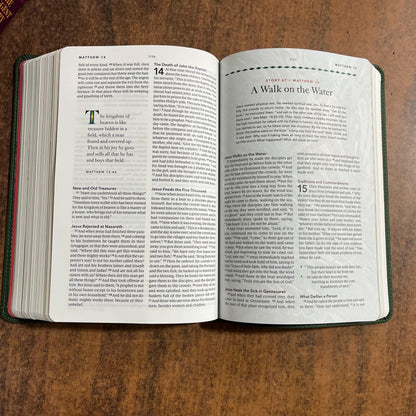 Personalized ESV Kids Bible - Dark Green Trutone - Custom Imprinted with name - Biggest Story Study Bible for Kids 9798874902537