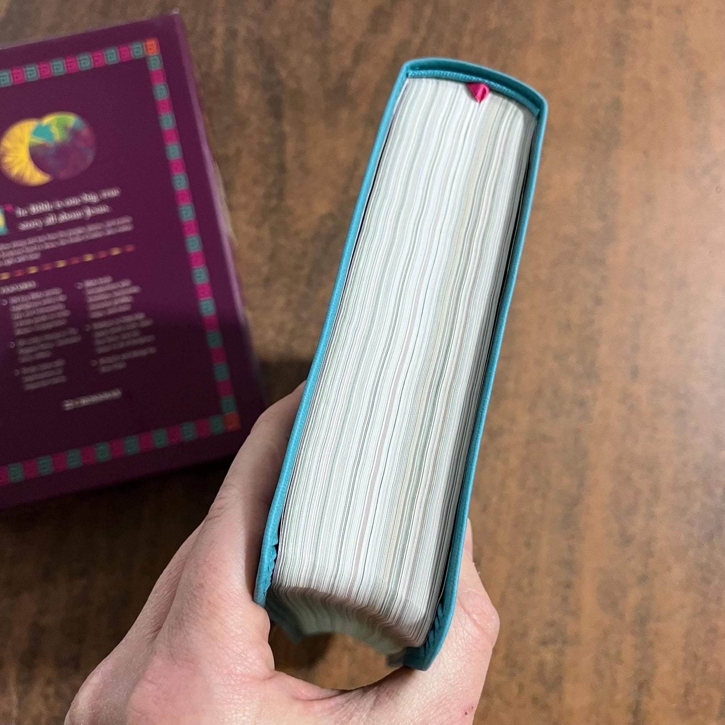 Personalized ESV Kids Bible - Teal Trutone - Custom Imprinted with name - Biggest Story Study Bible for Kids 9798874902520