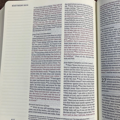 Personalized ESV Journaling Bible - Brown / Tan TruTone Cover Custom Imprinted with name, Red Letter 9798874907686
